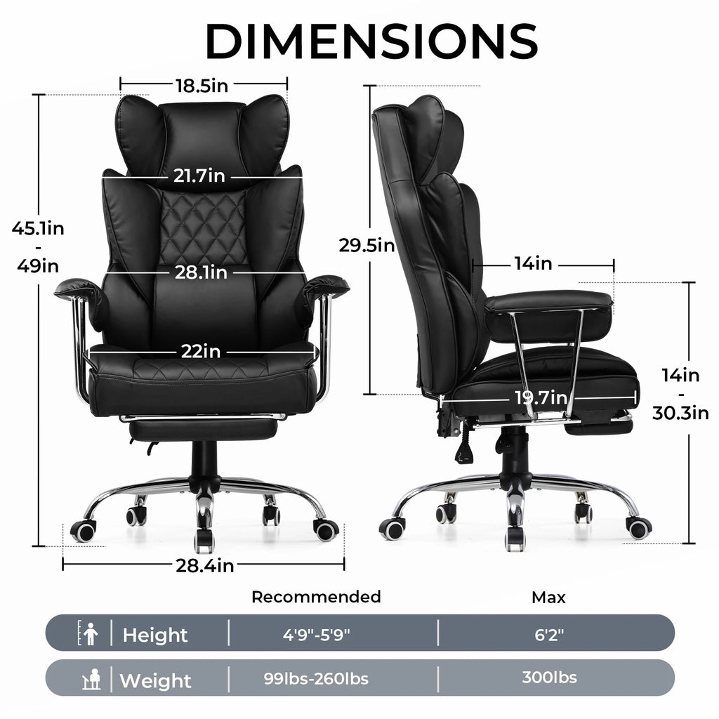 Gaming Chair With Pocket Spring Lumbar Support