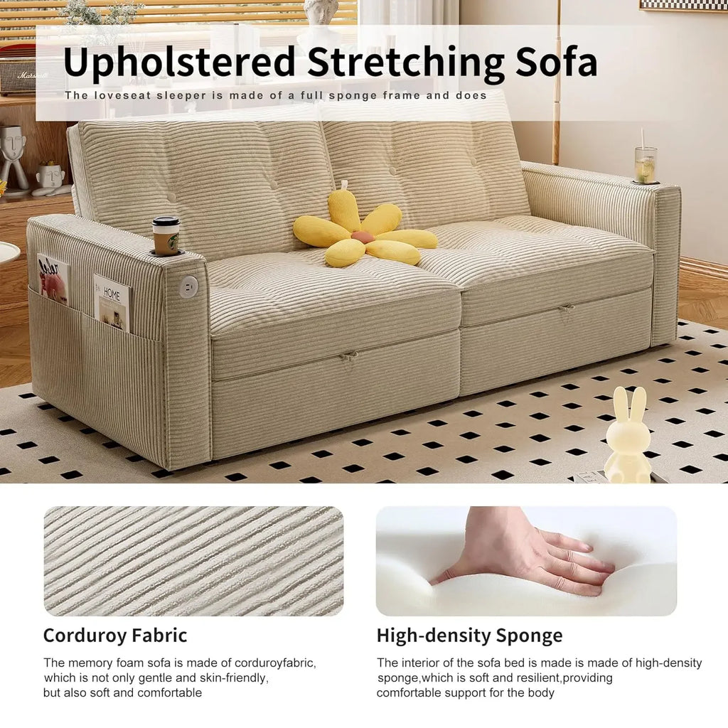 Queen Size Sofa Bed, Loveseat Sofa