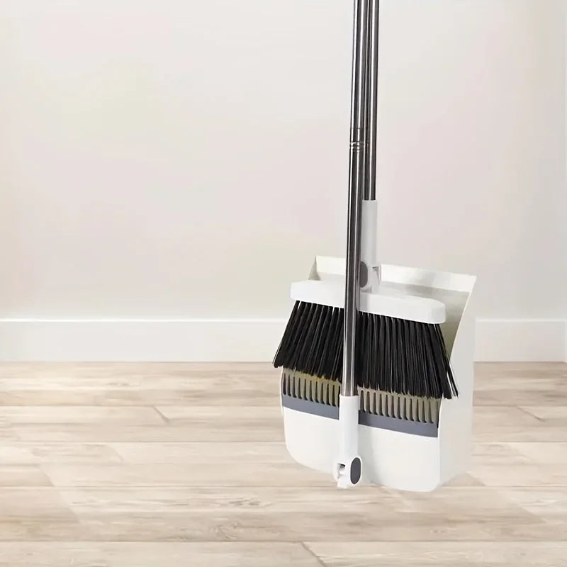 Long Handle Broom & Dustpan
