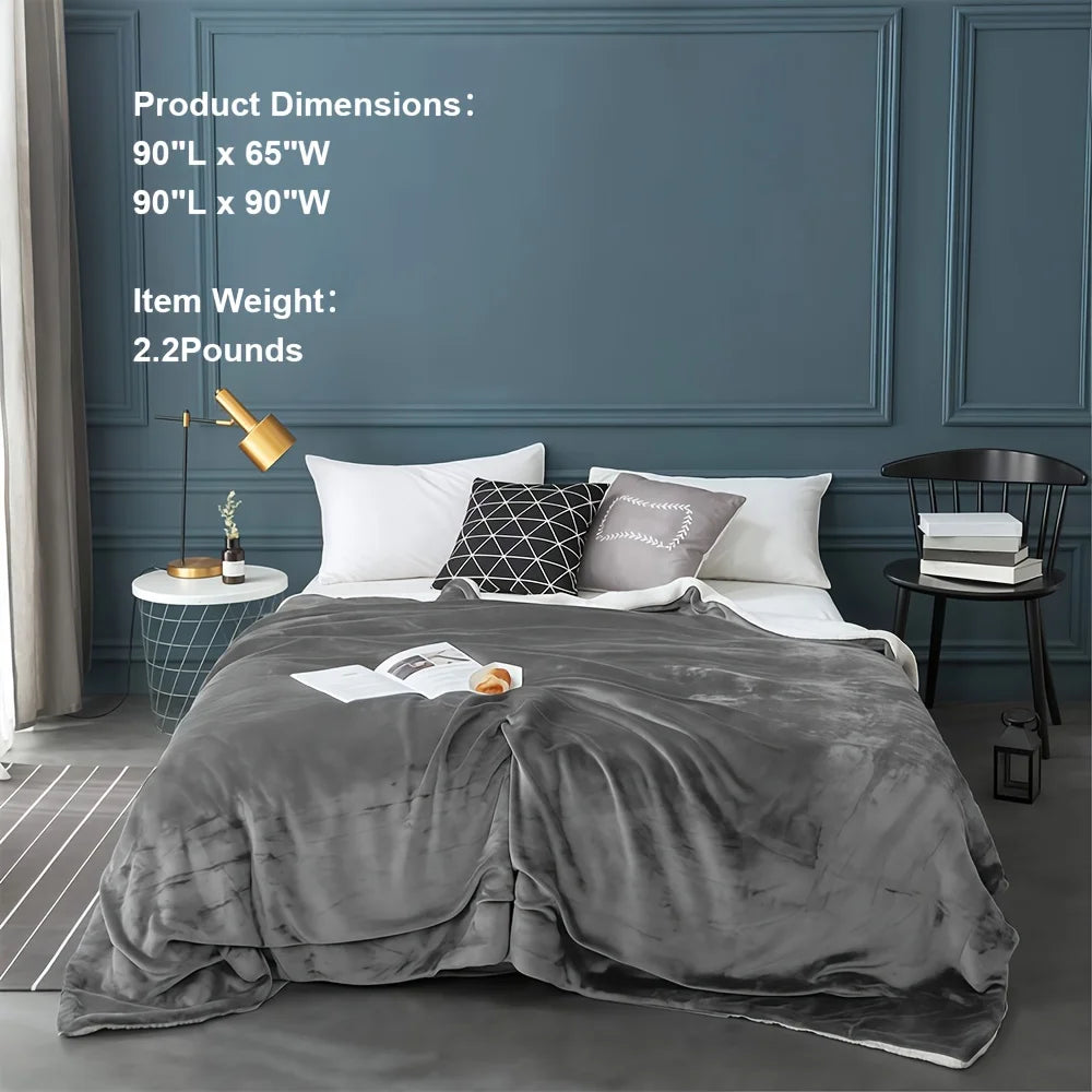 Fleece Blanket Twin Size - Warm/Cozy