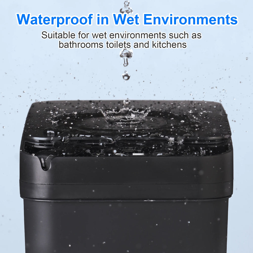2 Pack Bathroom Automatic Trash Can