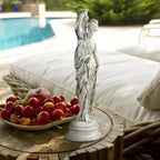 22" Greek Water Woman Outdoor Garden Statue