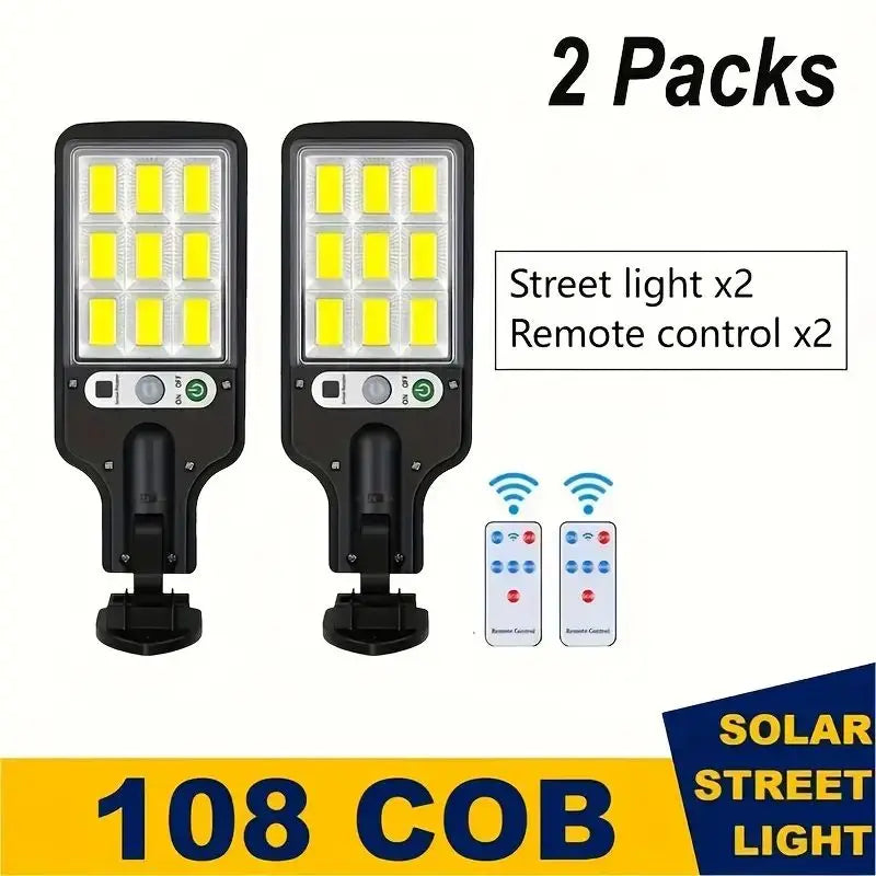 1/2/4-Pack Solar Street Lights