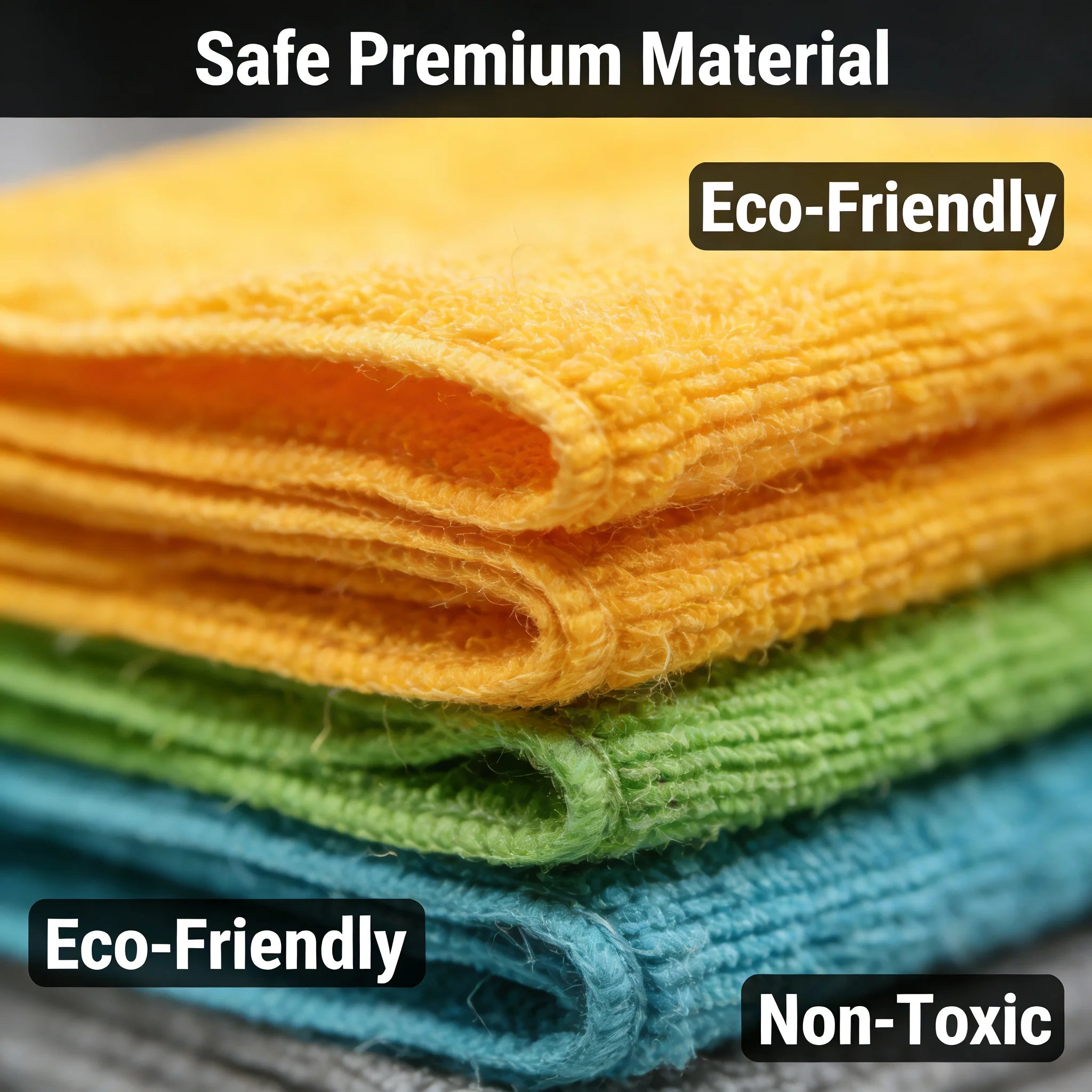 10 Pack Microfiber Cleaning Cloths Lint-Free
