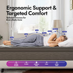 12 Inch King Mattress, Memory Foam