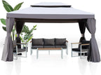 10x13 FT Gazebo With Mosquito Netting