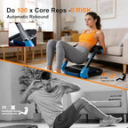 Foldable Ab Machine  With  Adjustable Resistance