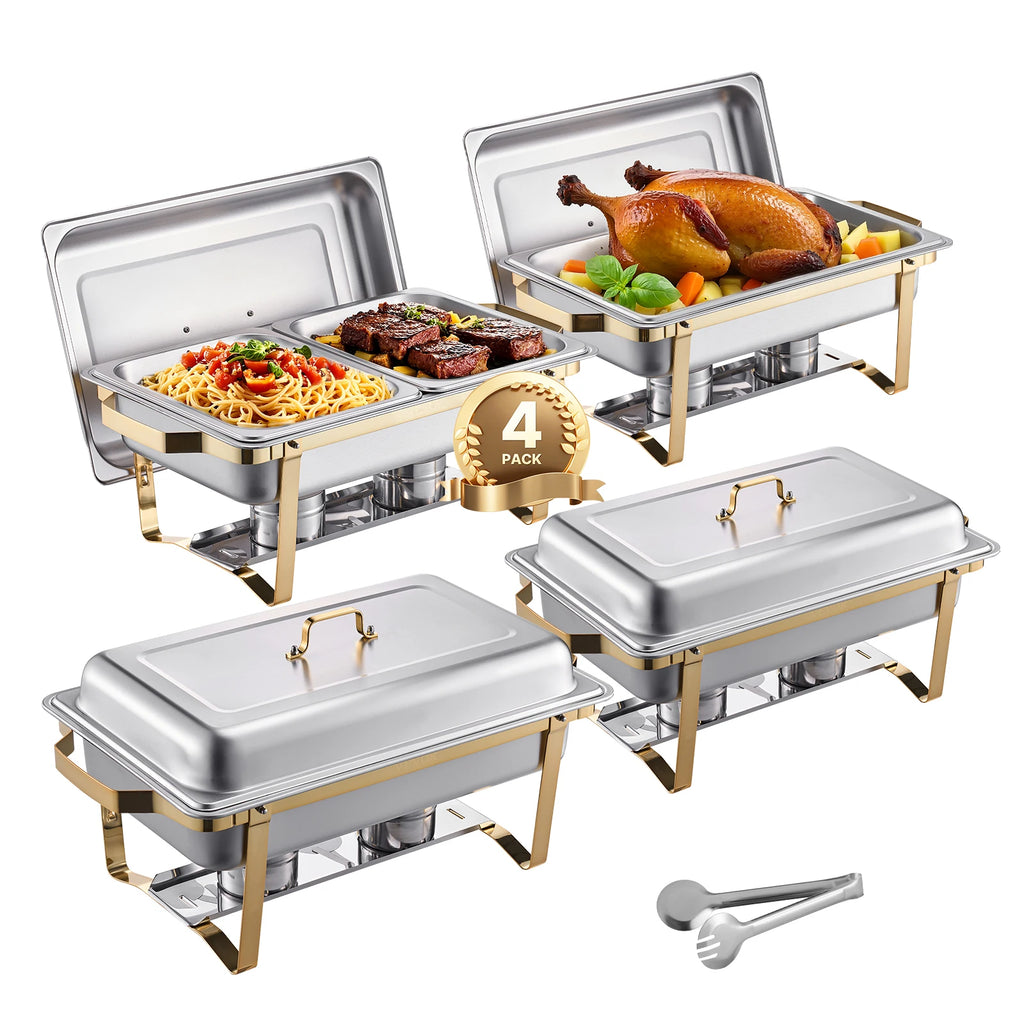 8 Qt 4 Pack Chafing Dish