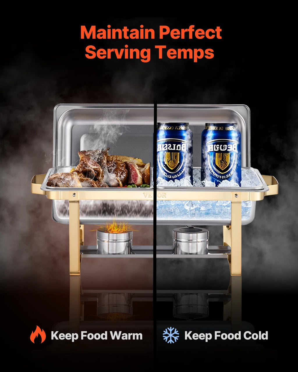 8 Qt 4 Pack Chafing Dish