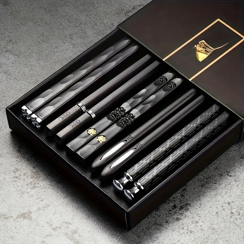 Non-Slip Alloy Chopsticks Set