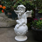 18in   Outdoor Cupid Sculpture
