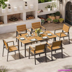 Outdoor 7 Pc Dining Set for 6