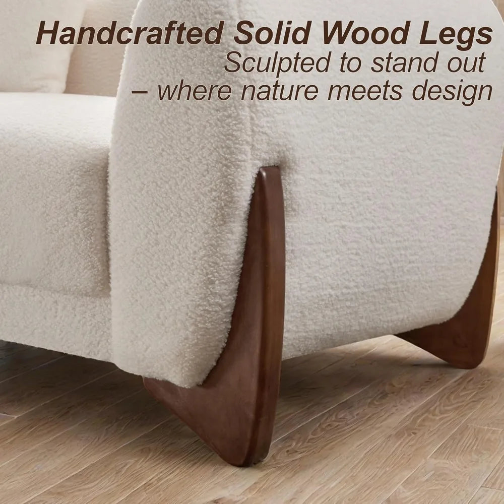 87" Modern Cloud Couch with Deep Seat
