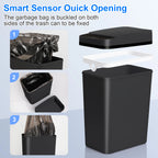 2 Pack Bathroom Automatic Trash Can