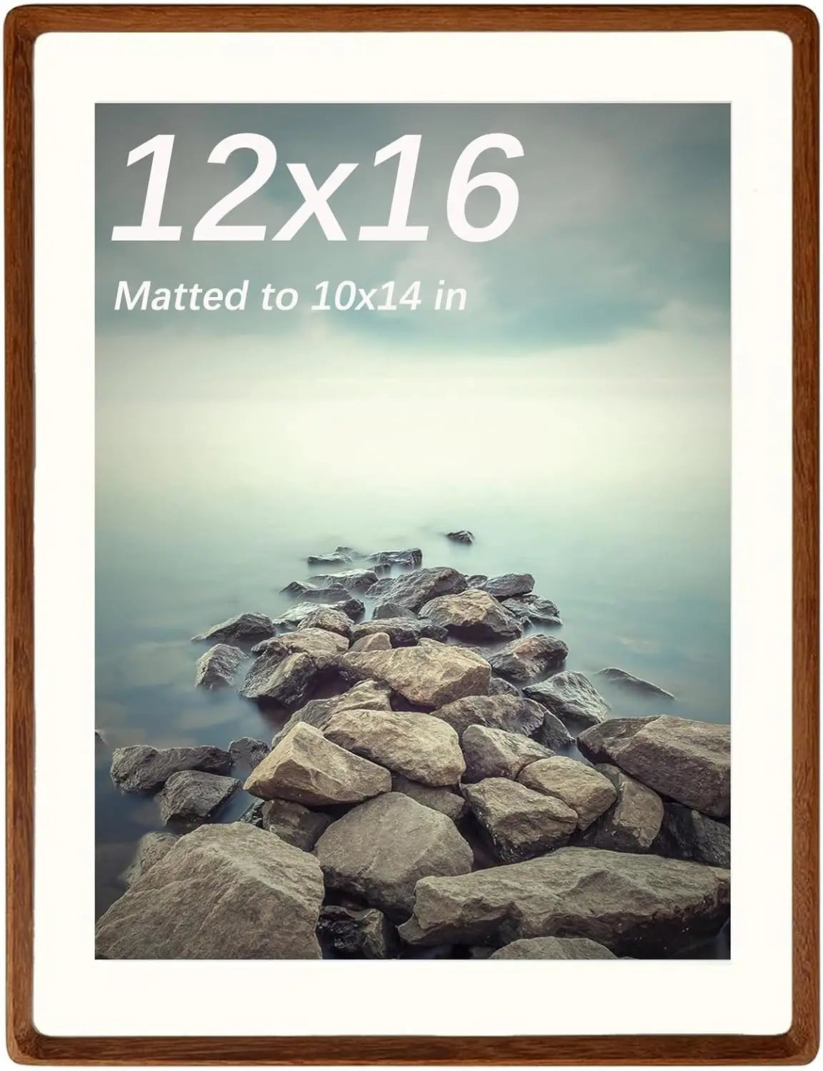 Solid Walnut 10x14 Picture Frame