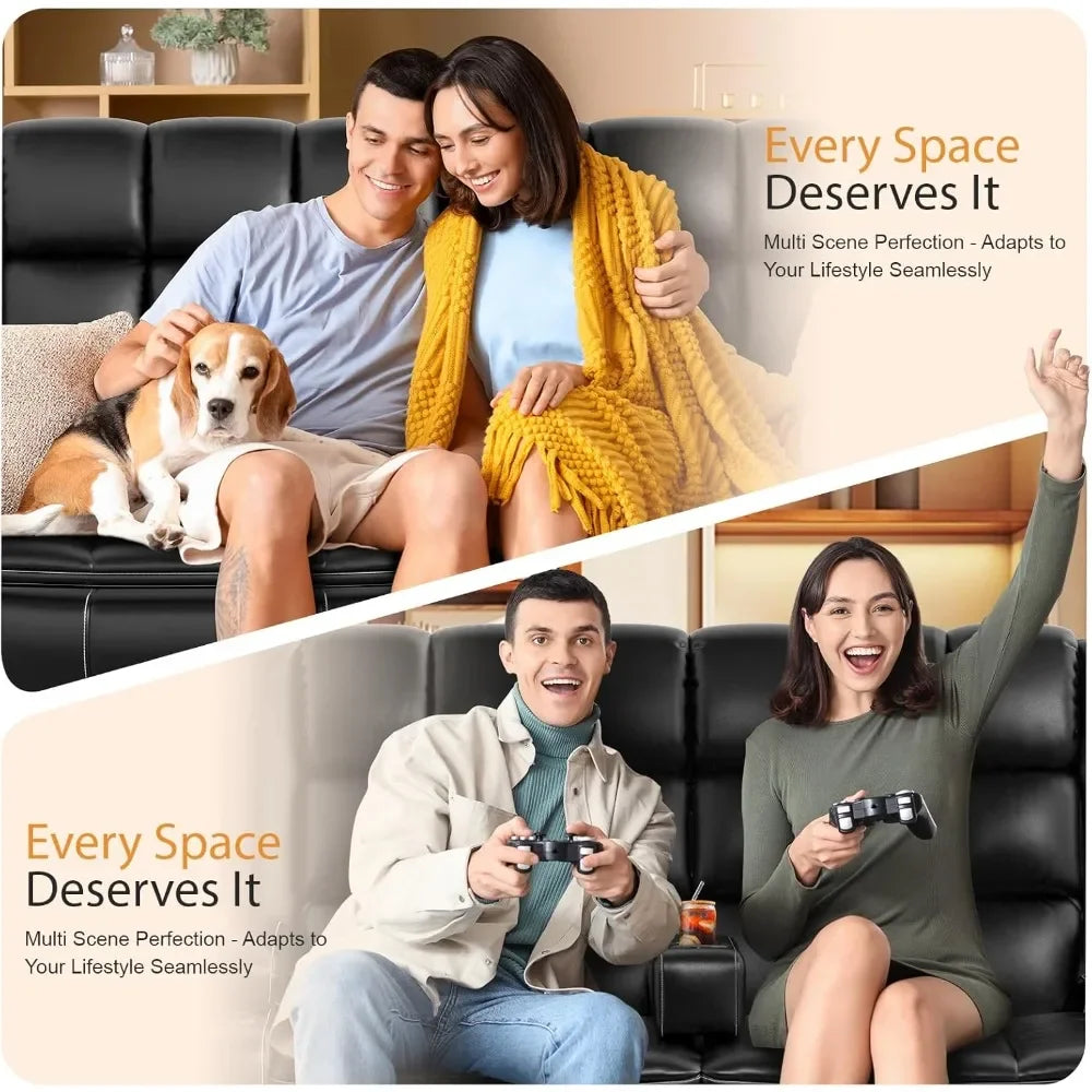 "Double Reclining Loveseat With Removable Console