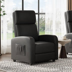 Leather Recliner Chair With Side Pocket