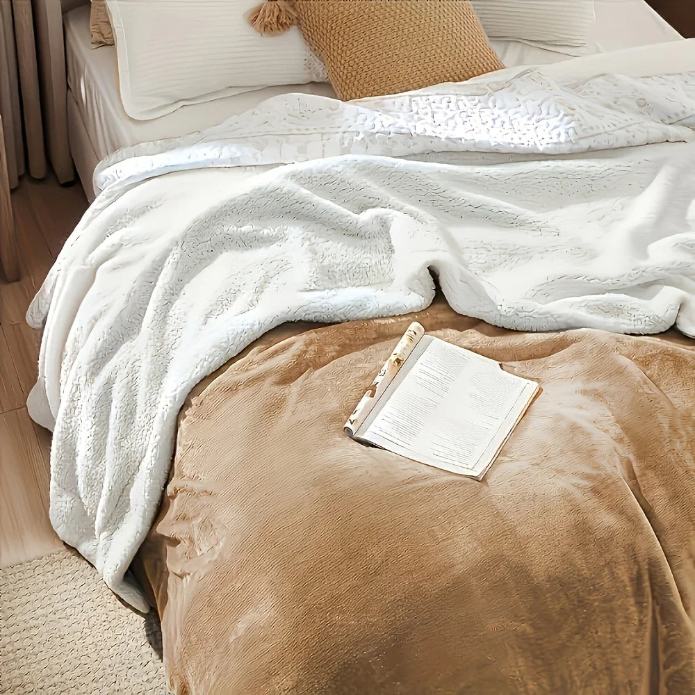 Fleece Blanket Twin Size - Warm/Cozy
