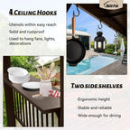 6.5x12FT Hardtop All-Weather Gazebo