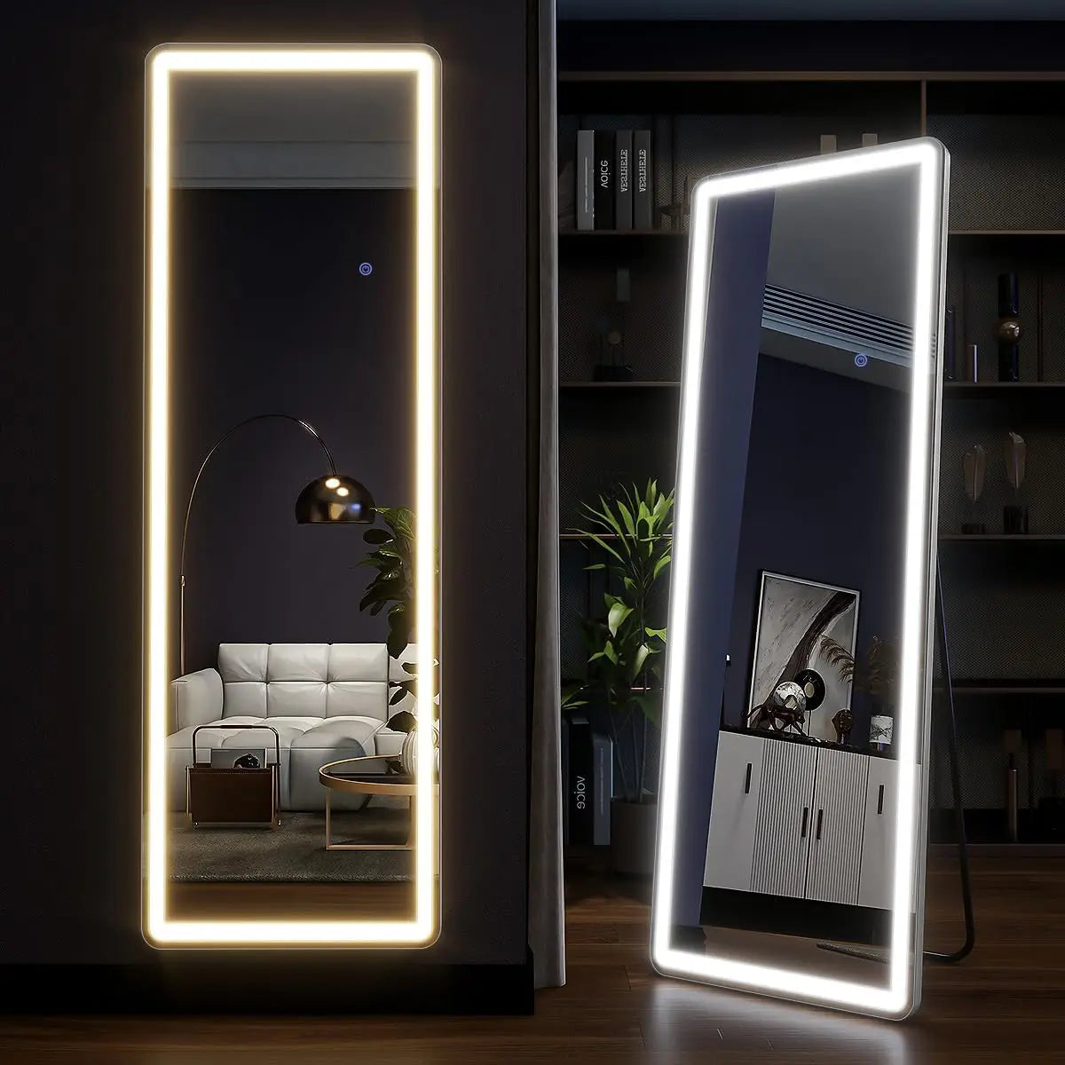 63"x20" Full Length Mirror with Lights