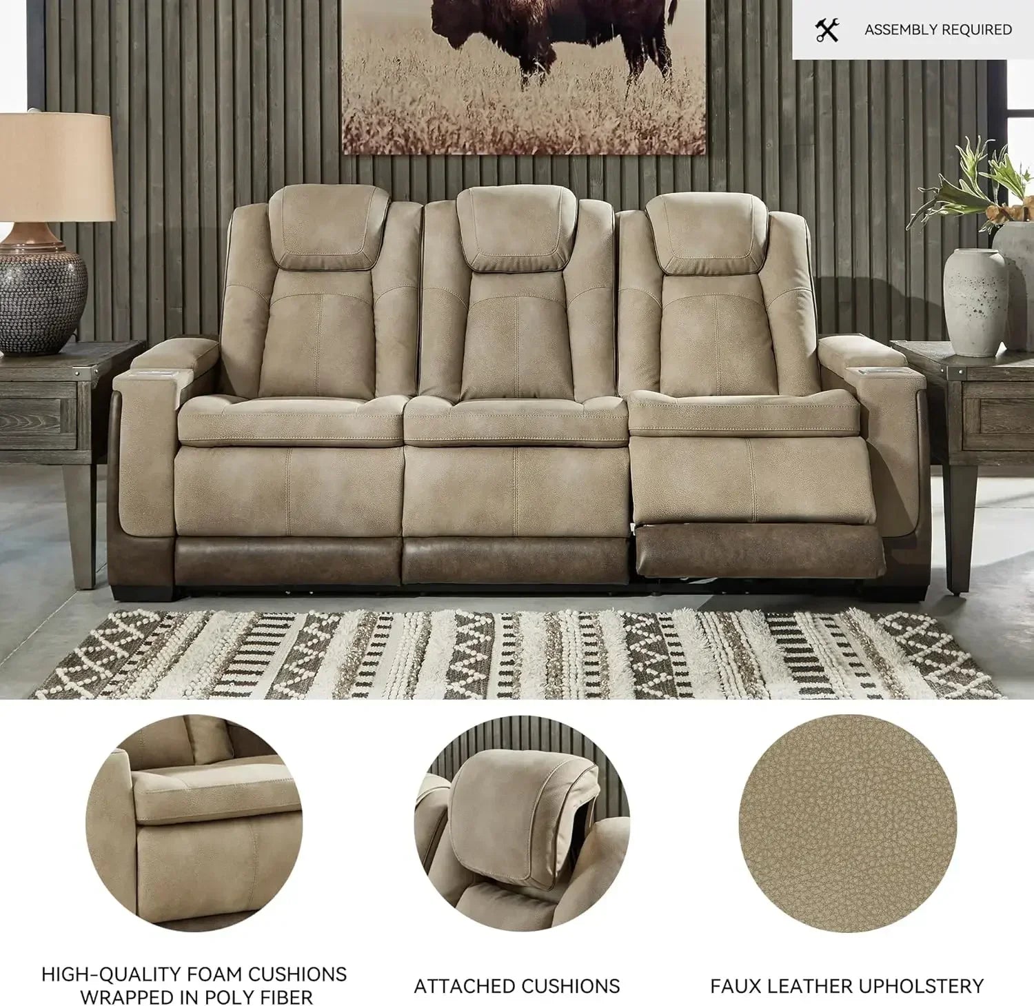 Power Reclining Sofa Love Seat