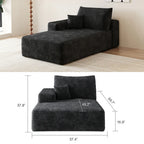 Corduroy Sectional Sofa, Modular Recliner