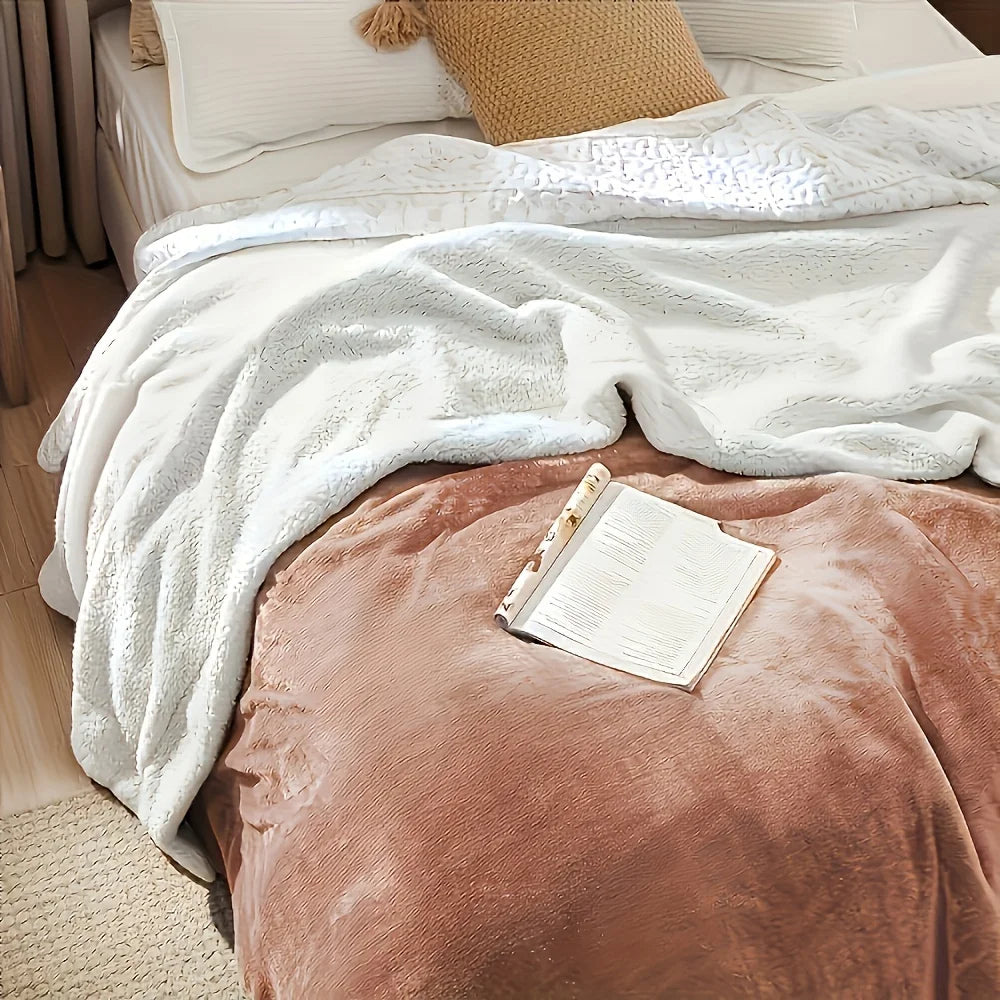 Fleece Blanket Twin Size - Warm/Cozy