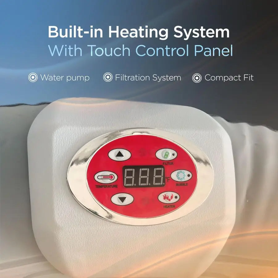 2 Person Inflatable Jetted Hot Tub
