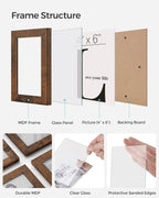 12-Pack 4x6 Photo Frames Collage Wall Decor