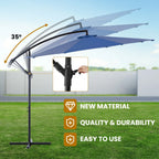 10 FT Patio Umbrella  With Easy Tilt Adjustment