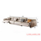 Leather Power Reclining Sofa – Sectional Couch