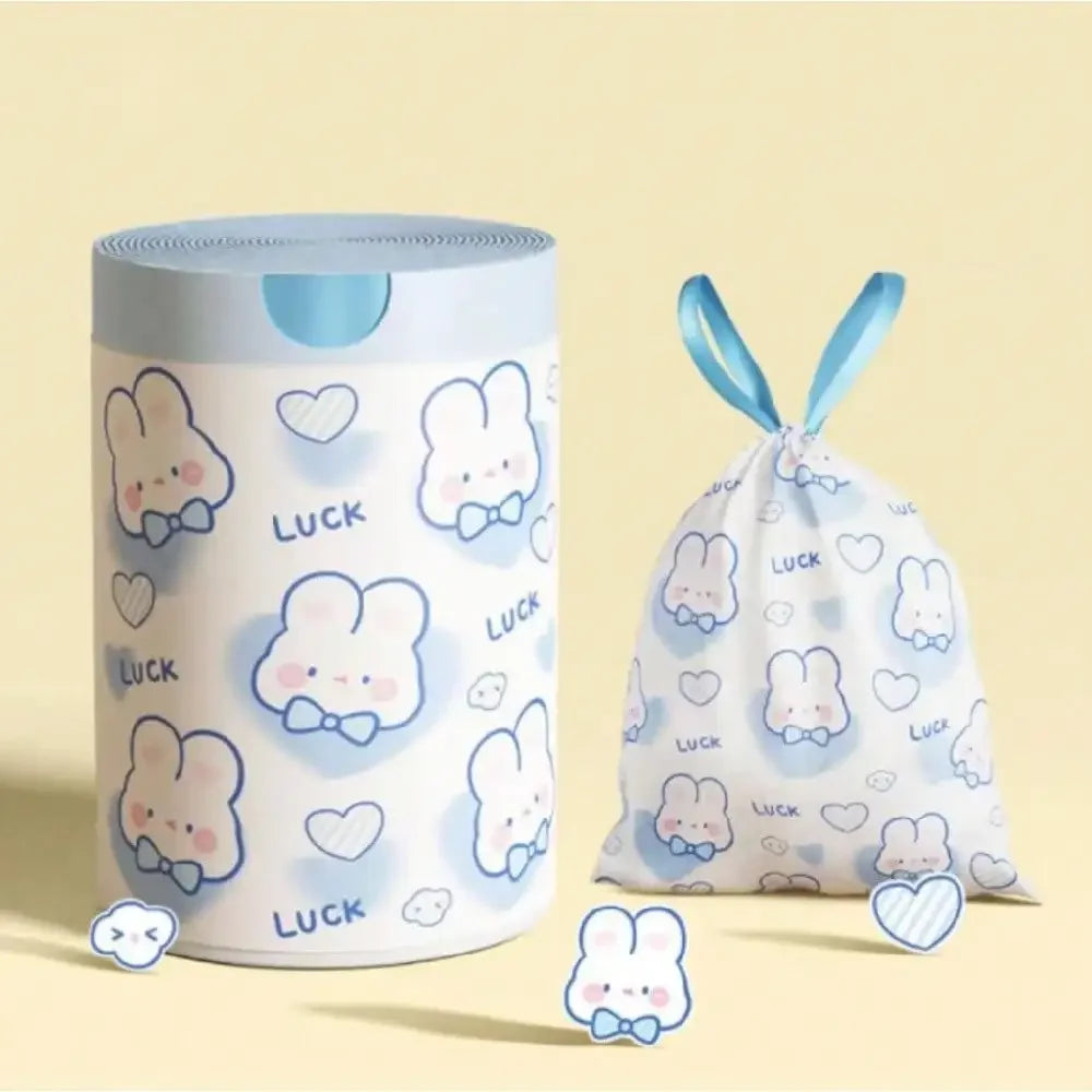 100PCS Trash Bags With  Cartoon Design