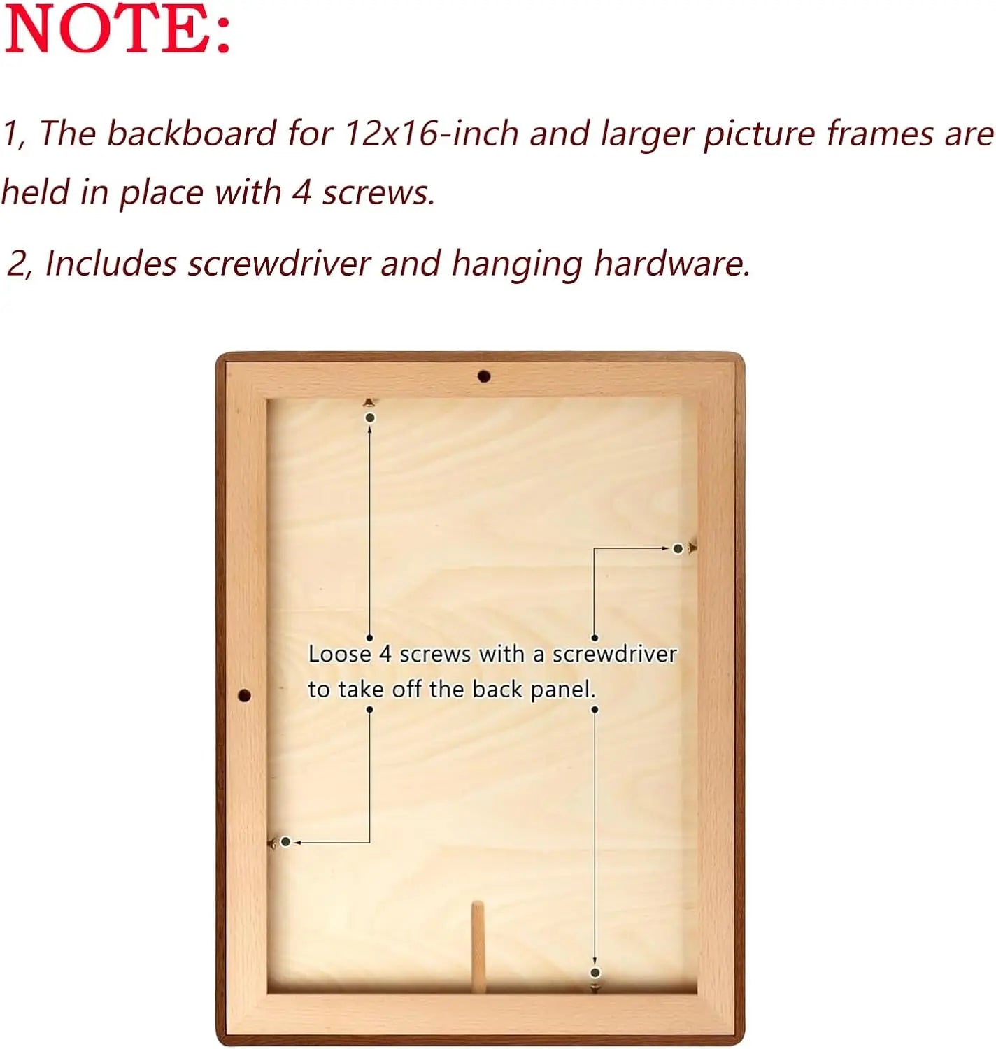 Solid Walnut 10x14 Picture Frame