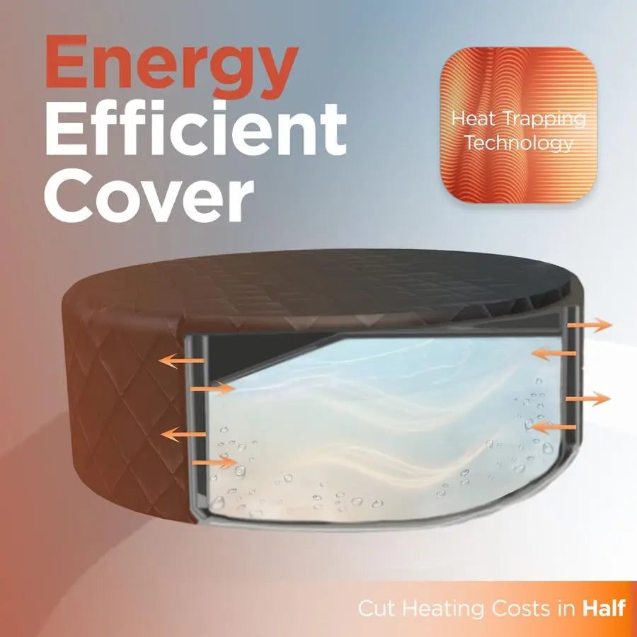 2 Person Inflatable Jetted Hot Tub