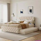 Queen Size Upholstered Platform Bed
