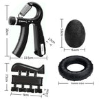 5Pcs Hand Adjustable Grip Trainer Kit