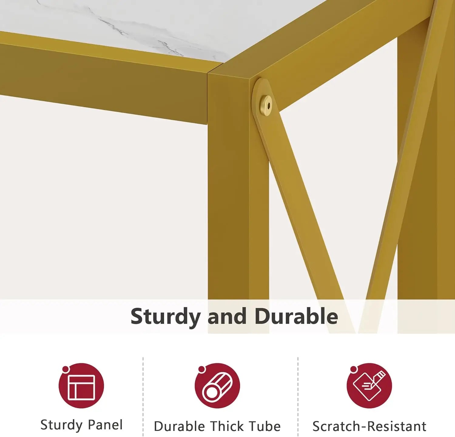 41.8" 2-Tier Console Table with Shelves