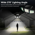 3 Pack Outdoor Solar security Lights