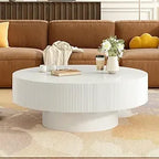 31.5" Round Drum Coffee Table