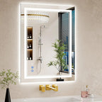 24"x32" LED Bathroom Mirror with Dimmable Lights