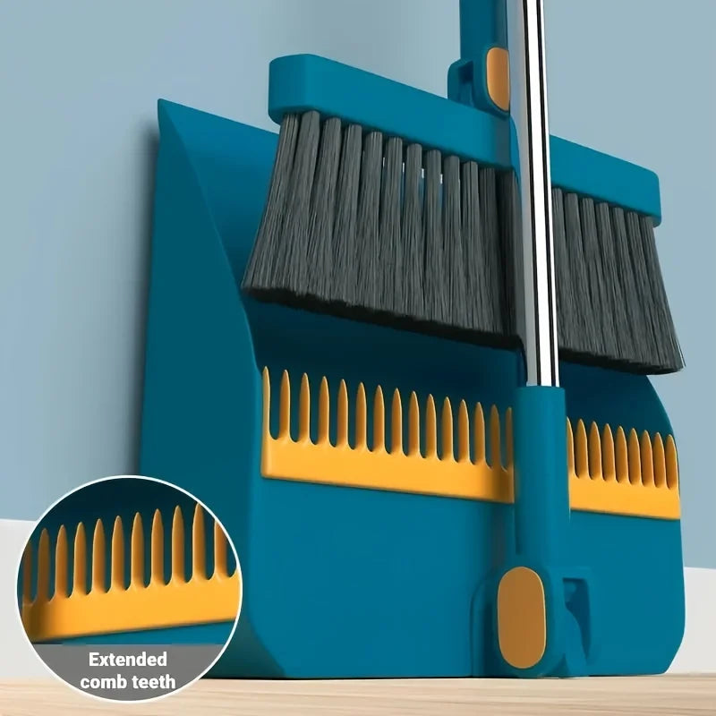 Long Handle Broom & Dustpan