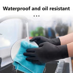 Black Nitrile Disposable Gloves