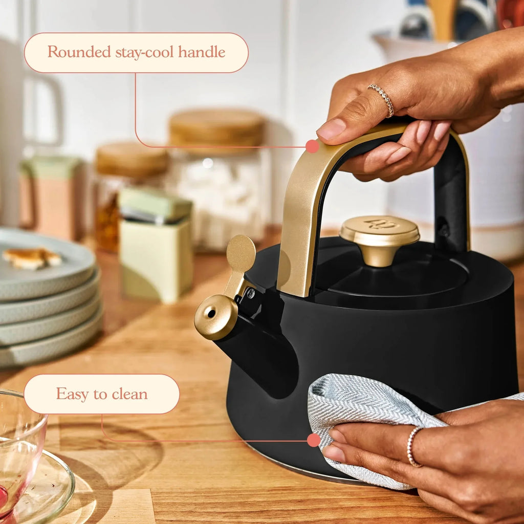 1.8L Black Ceramic Tea Kettle