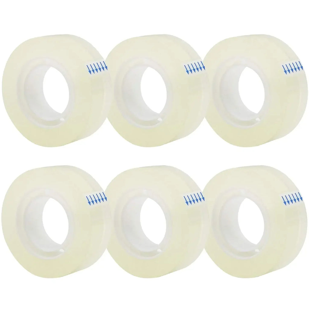 6 Rolls Transparent Tape Refills