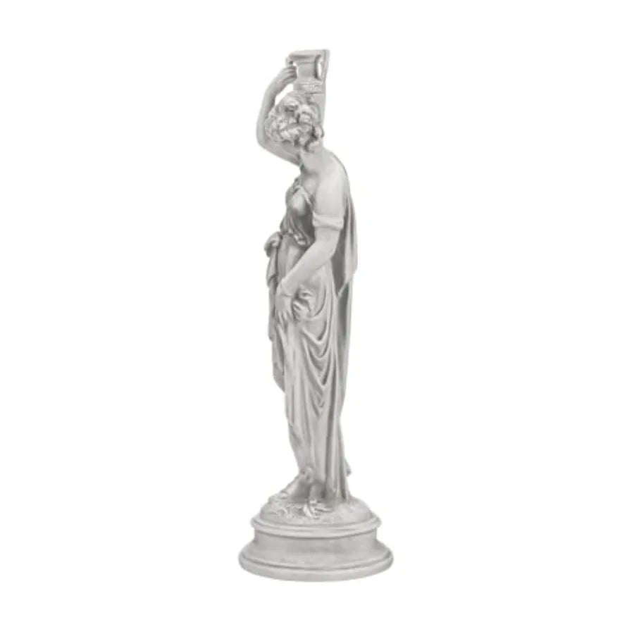 22" Greek Water Woman Outdoor Garden Statue