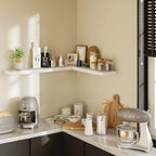 31 Inch White Floating Shelves Set Of 2
