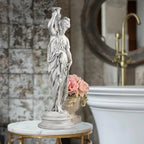 22" Greek Water Woman Outdoor Garden Statue