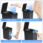 2 Pack Bathroom Automatic Trash Can