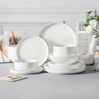 MALACASA  24 Pieces  Porcelain Dinnerware Set
