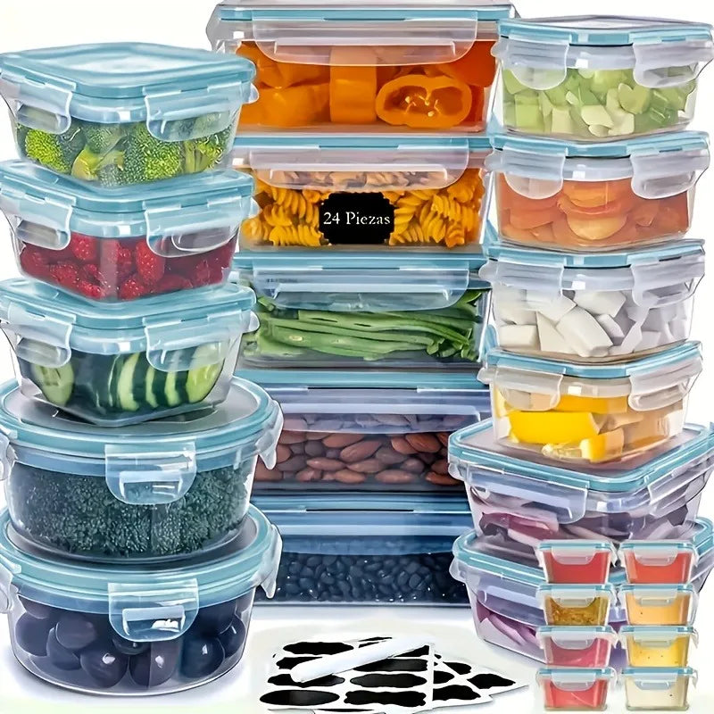 48Pcs BPA-Free Food Storage Set
